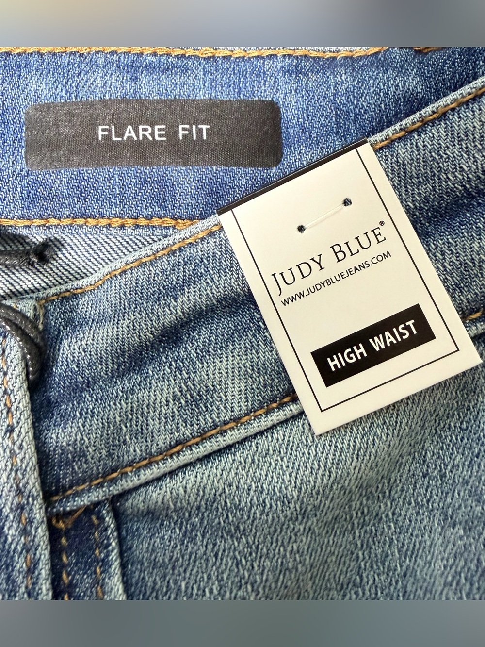 Judy Blue Western Embroidered High Waist Flare Jeans JB88606 - Size 15/32 NWT - Picture 11 of 13